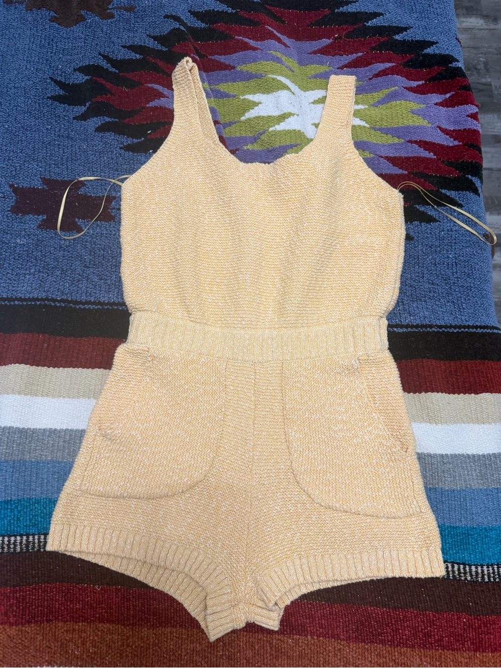Free people beach Declan short sweater romper XS